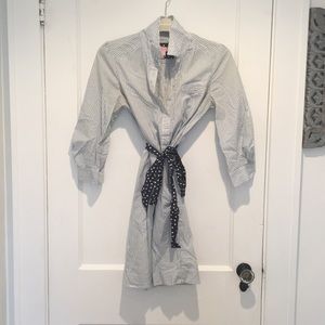 Lily Pulitzer blue and white striped dress